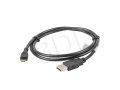 LANBERG Kabel USB 2.0 Micro AM-MBM5P 1m, Czarny