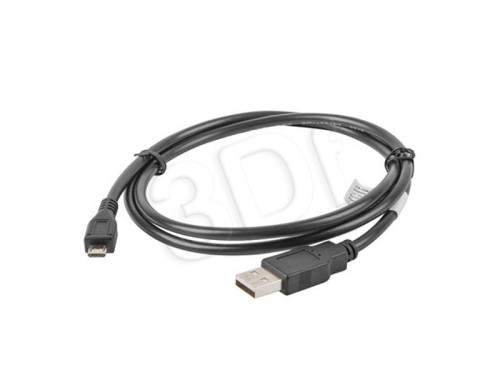 LANBERG Kabel USB 2.0 Micro AM-MBM5P 1m, Czarny