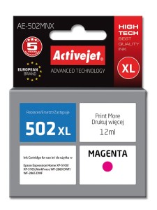 Activejet tusz do Epson 502XL W34010 new AE-502MNX